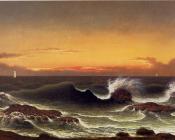 Seascape, Sunrise - 马丁·约翰逊·赫德